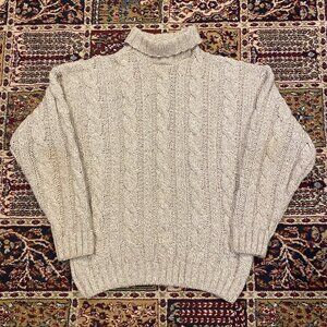 Vintage 90s Windriver Canada wool cable knit sweater